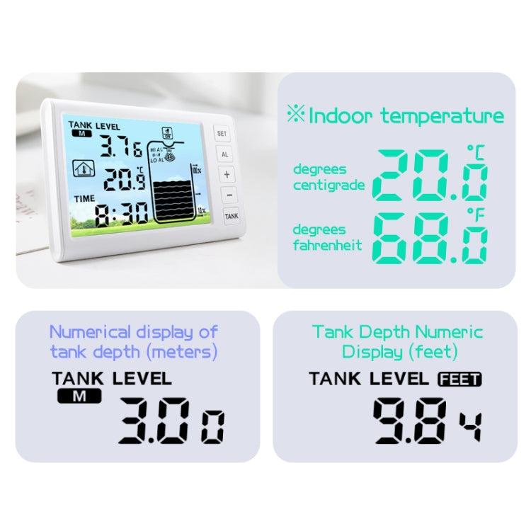 TS-FT003 Solar Charging Ultrasonic Liquid Level Meter, TS-FT003 TS-FT003 Solar Charging Ultrasonic Liquid Level Meter, TS-FT003